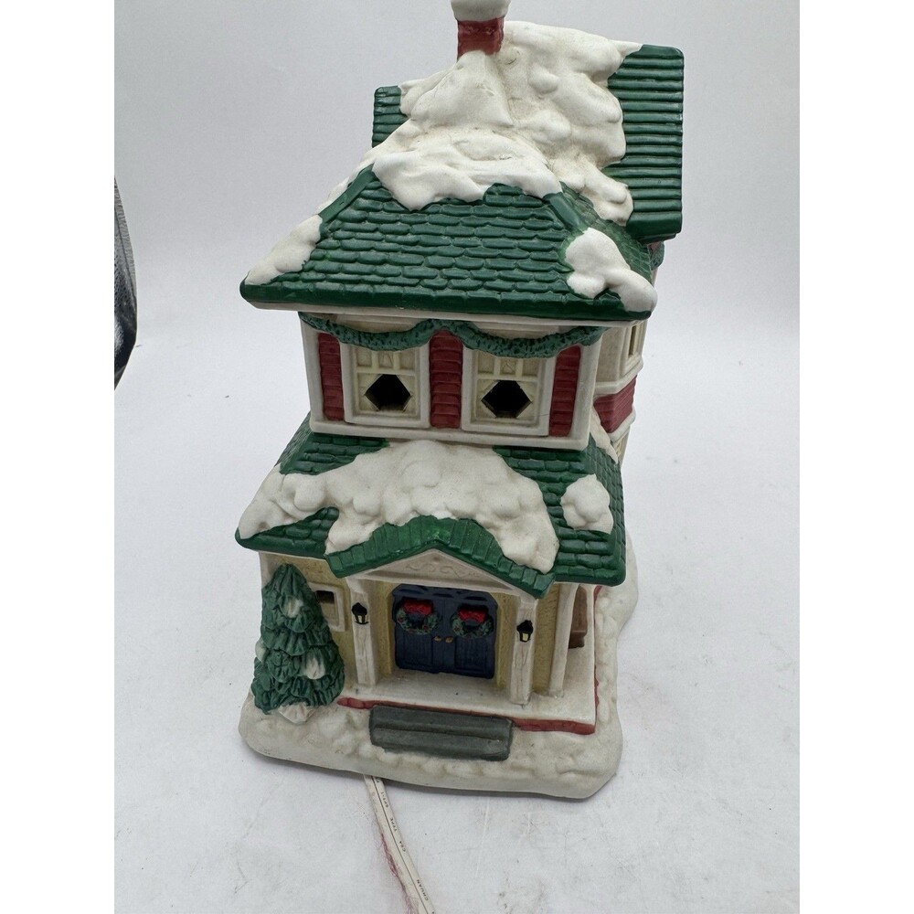 Vintage 1994 Mervyns Dickens' Village Square Victorian Lighted House